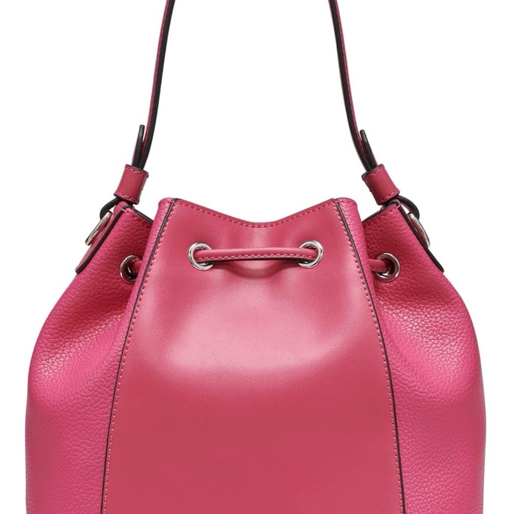 🌺 happy Mother’s Day - NWT Karl Lagerfeld Pink Bucket Bag - Picture 4 of 5